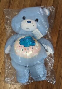 Large 30” Care Bears Grumpy Bear Cuddle Pillow 2004 Blue Plush Stuffed HTF