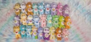 care bears 2002-2005 lot of 27 8in beanie plush care bear cousins.