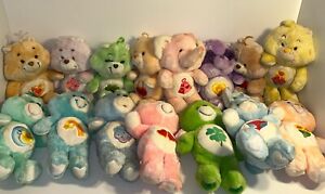 VINTAGE Lot Of CARE BEAR Plush Animals PLEASE READ DESCRIPTION AND SEE PHOTOS