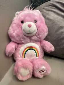 GUND Care Bears Cheer Bear 4” Stuffed Plush Carebear Rainbow Bear Pink Stuffy