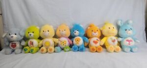 care bears 2002 to 2005 8 in. beanie plush. Care bear cousins. Lot of 8 used.