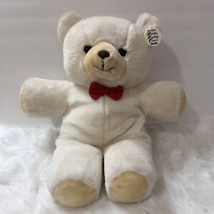 Gerber TLC Tender Loving Care Off White Teddy Bear Red Bow Tie 20” Stuffed