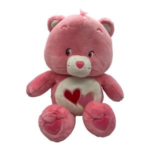 LARGE JUMBO Care Bears PINK LOVE-A-LOT BEAR 26
