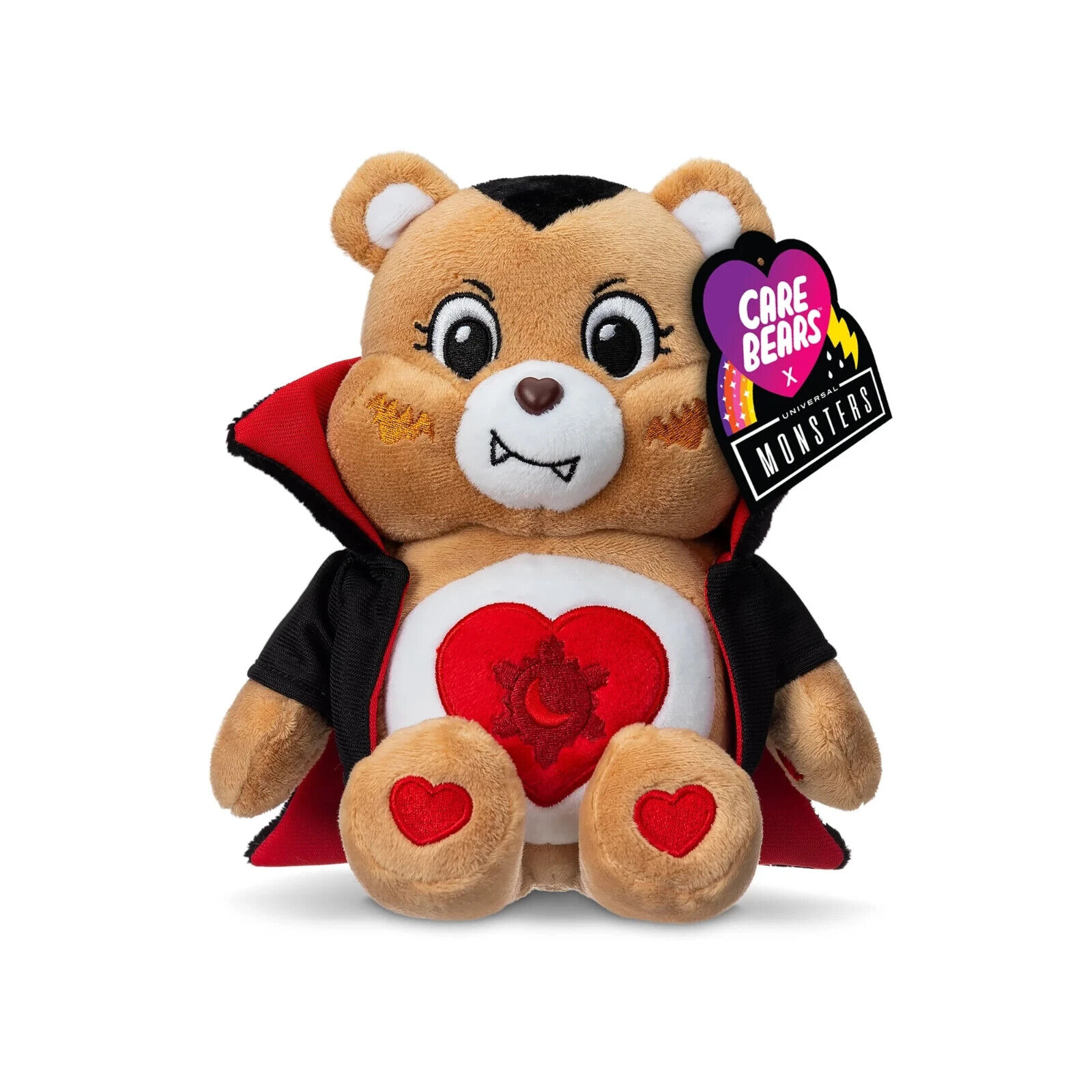 Care Bears X Universal Monsters Tenderheart Bear As Dracula 9" Plush