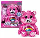 NEW In BOX Care Bears Cheer Bear Collector's Edition Glows Silver Hearts Plush