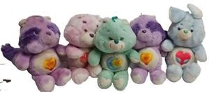 1983 Vintage Kenner Care Bears Lot of 5 Care Bears RARE