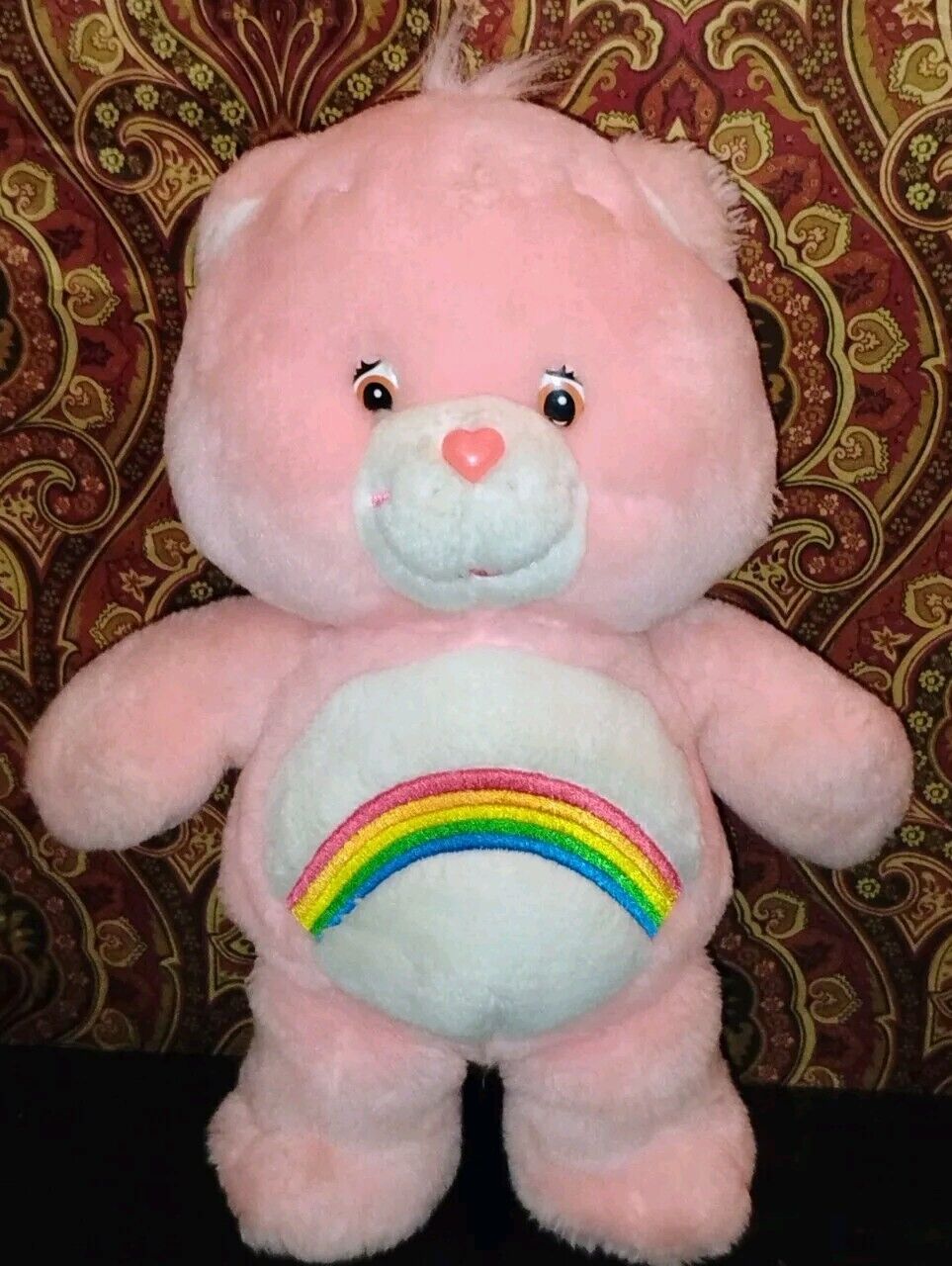 Care Bears 13" Cheer Bear Talking Plush Rainbow 2003 Tested Batteries Included C