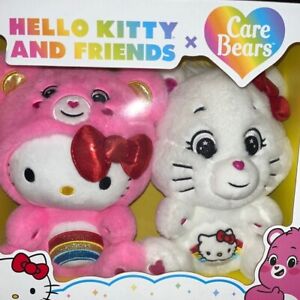 LIMITED EDITION Hello Kitty as Cheer Bear and Friends x Care Bears - ON HAND