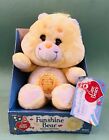 Vintage Kenner Care Bear Funshine Bear, 80's Kenner 13” Plush Doll w Box and Tag