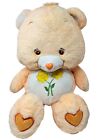 VTG Care Bear Friend Bear Orange Peach Sunflowers RETIRED Jumbo Plush 24" 46