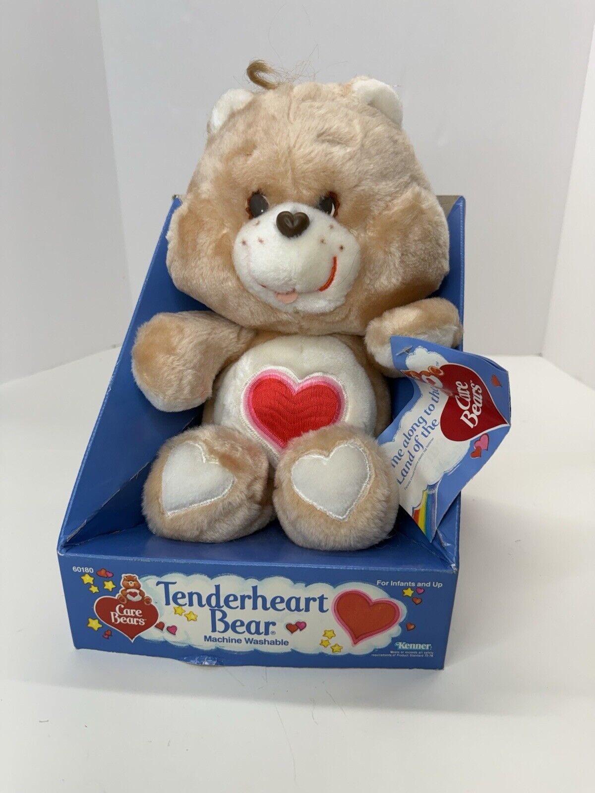 13 Inch Tenderheart Care Bear In Box 1984 Kenner Plush Vintage Stuffed Animal