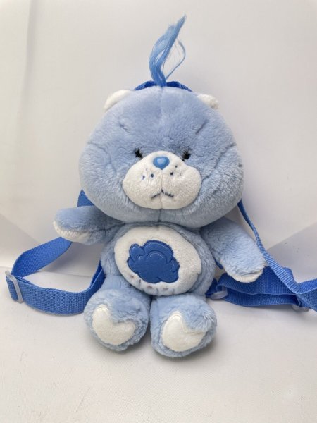 Care Bear Grumpy 2003 Backpack 13" Plush Stuffed Animal