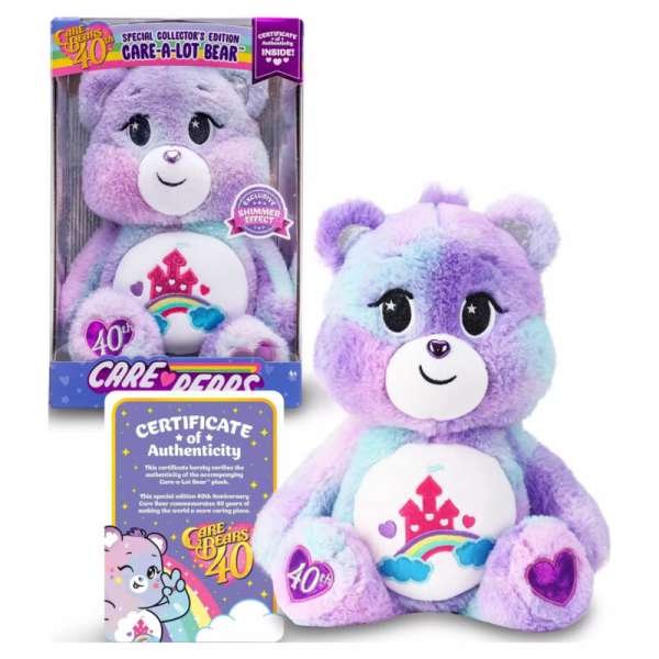 Care Bears 40th Anniversary Special Collector Edition Teddy Stuffed Plushie Toy