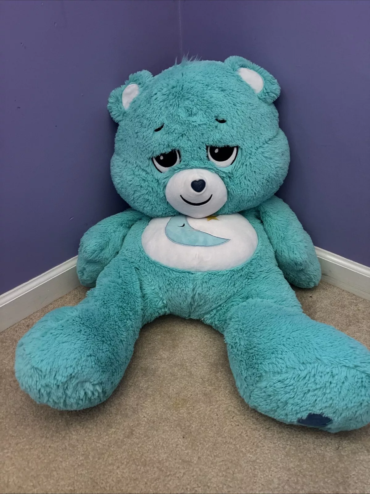 Care Bears Jumbo Share Bear Purple Lollipops Plush 36" Costco 2020