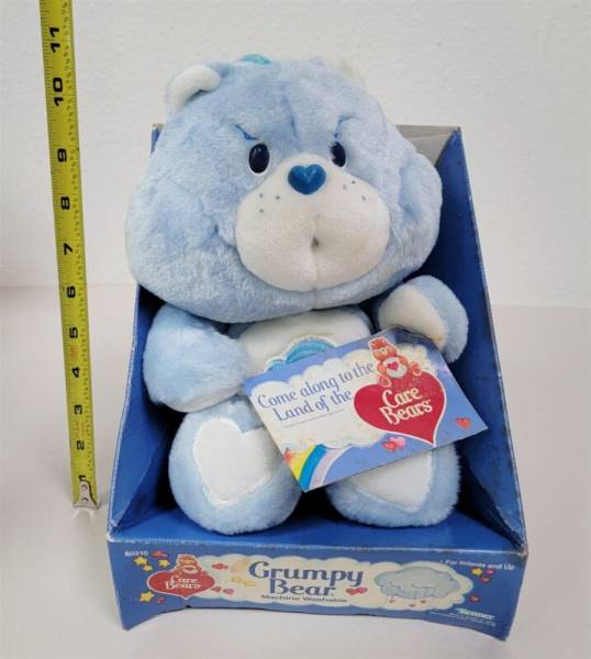 J-633 VINTAGE 1980'S KENNER CARE BEARS GRUMPY BEAR IN BOX