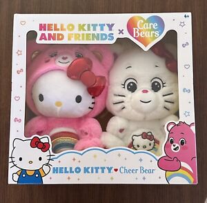Brand New Sanrio Hello Kitty & Friends x Care Bears Collab Stuffed Animals Plush