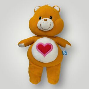 Care Bears Jumbo TENDERHEART Bear 30” Plush Orange Heart 2002 VINTAGE Rare  CL/2