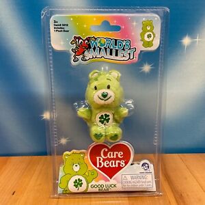 Worlds Smallest Care Bears Series 2 GOOD LUCK BEAR Green NEW In Case RARE