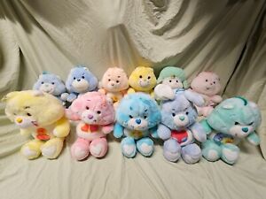 VINTAGE 1980's KENNER CARE BEARS PLUSH; LOT OF 11