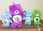 Care Bear Plush Lot 13” Hide and Seek Star, (2) 9" Bears  (1) Cousin Dog Vintage