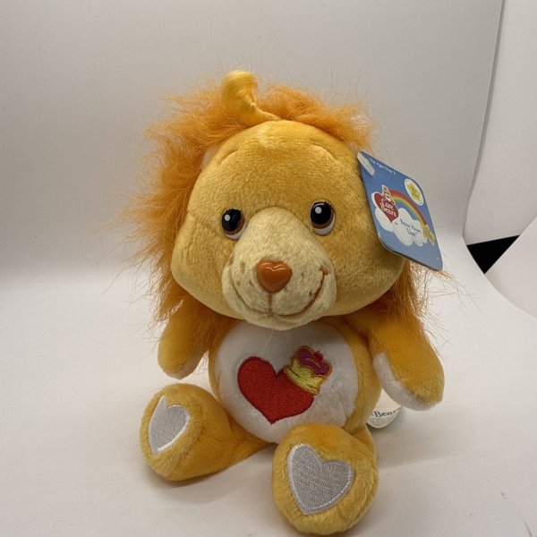 New ListingVintage Care Bear Cousins Brave Heart Lion 8" Plush 20th Anniversary NWT