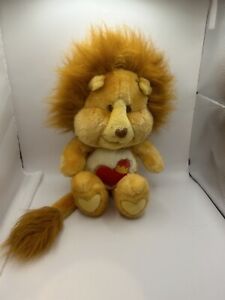 Vintage Brave Lion Heart Care Bear Cousins 1984 Suffed Animal Plush 13