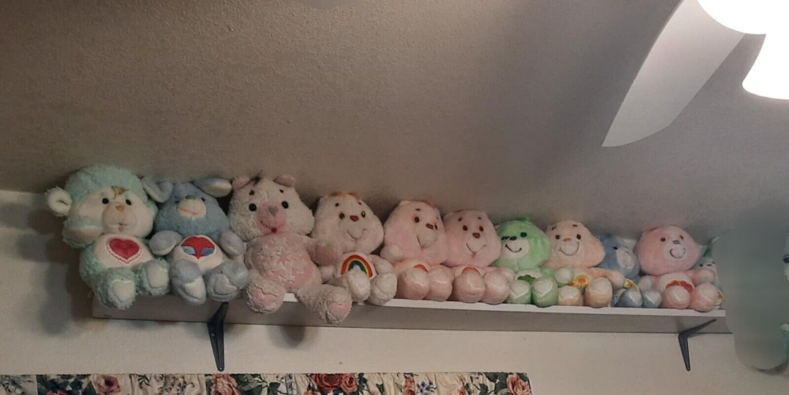 Vintage 1980s Care Bears LOT of 10 Kenner 12” Plush Stuffed Animals