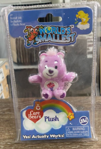RARE World’s Smallest Care Bear Purple Share Bear Plush 2017  New In Package