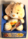 VINTAGE 1984 CARE BEARS PLUSH FRIEND BEAR #60220 NEW in BOX w TAG