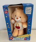 1985 Kenner CARE BEARS TALKING SECRET BEAR 13"Plush Animal Toy. It Works!