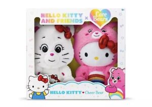 Hello Kitty And Friends x Care Bears CHEER BEAR Plush BOX SET Sanrio New 2024