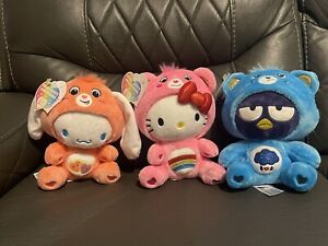 Hello Kitty Cheer Bear/Grumpy Bear/LoveALot 2023 New Release Care Bear Plush