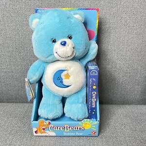 Care Bears Bedtime Bear Plush and VHS Movie 2002 Play Along