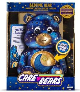 Bedtime Bear Collector's Edition Limited New! 2023 Navy/Gold Care Bears NIB