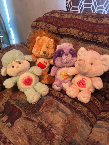 1980s Care Bear Cousins Lot Brave Heart Lotsa Heart Bright Heart Gentle Heart