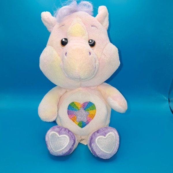 RARE 2004 Care Bear Cousins Noble Heart Horse 8" Beanie Plush