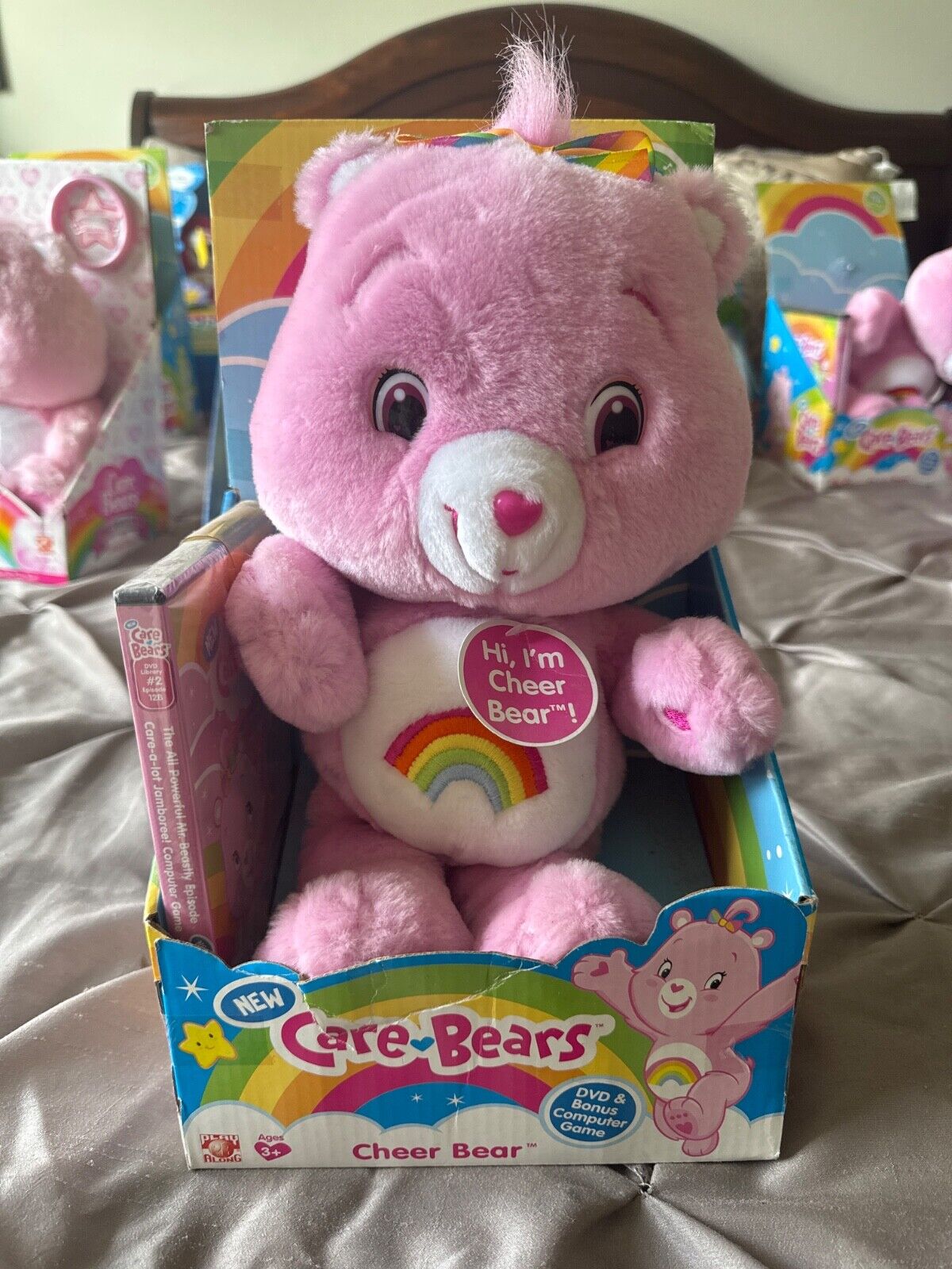 Cheer Bear Care Bear with DVD