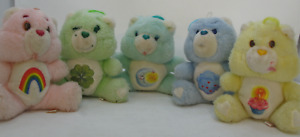 1983 Care Bears Vintage Kenner Lot of 5 - Lucky Bear, Birthday Bear, Bedtime ...