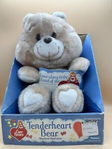 Vintage 1983 Care Bears Tenderheart Bear - New in Box - Complete