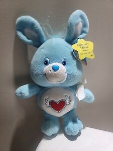 2004 Care Bear Cousins Swift Heart Rabbit Blue Heart Wings Bunny 10