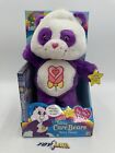 Rare Huge CARE BEARS Cousin POLITE PANDA Purple Plush 2005 In Box  EXC!