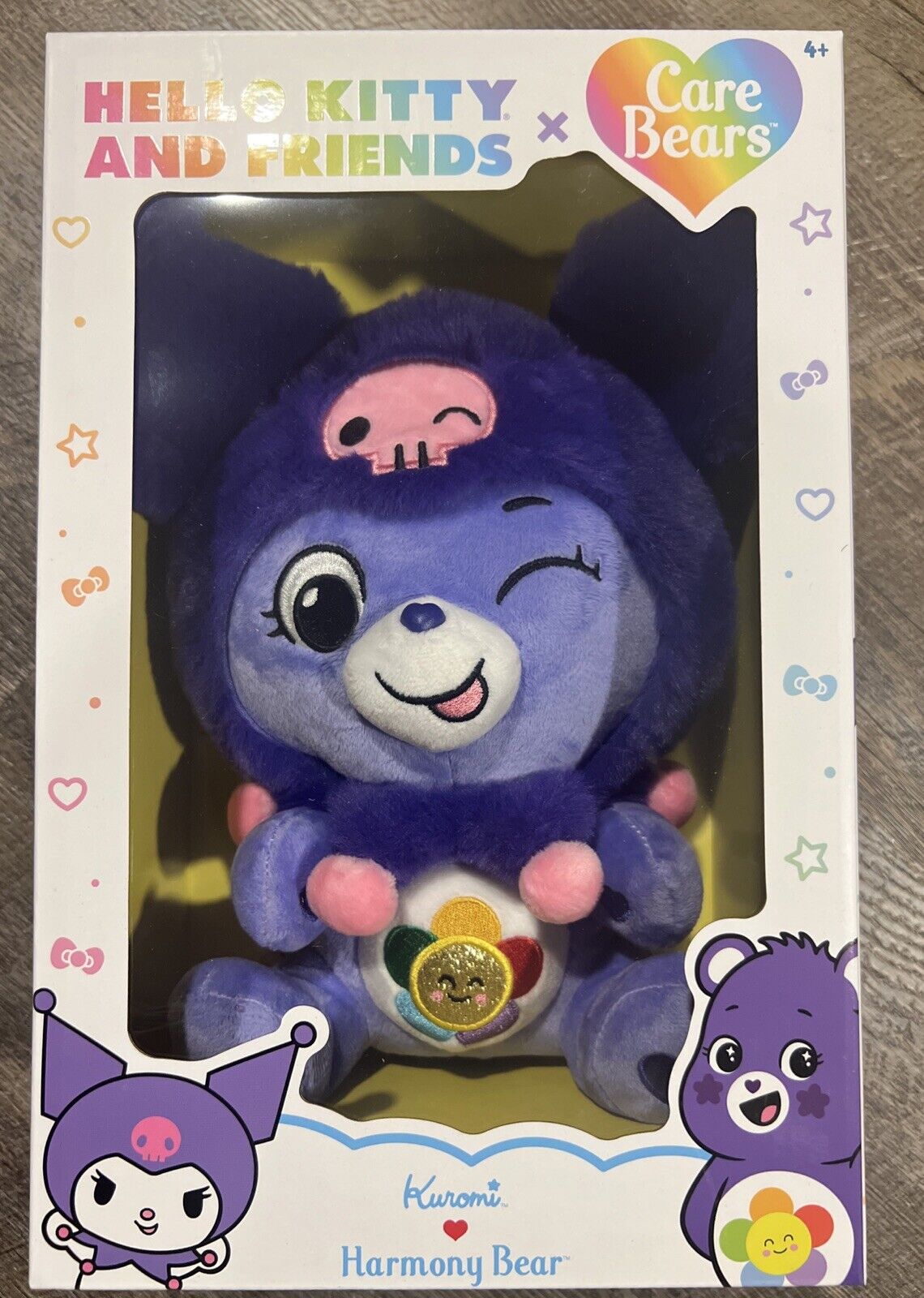 ?Kuromi x Harmony Bear Hello Kitty X Care Bears NEW