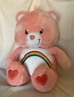 Vintage Care Bears 2003 Jumbo Cheer Bear Stuffed Animal Plush Play Along 26”