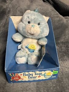 Vintage 1983 Kenner Care Bears Plush Baby Tugs Bear, in Original Box with Tag