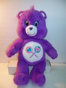 Build A Bear Workshop Care Bears Purple Share Bear 18" Plush from 2015 (Retired)