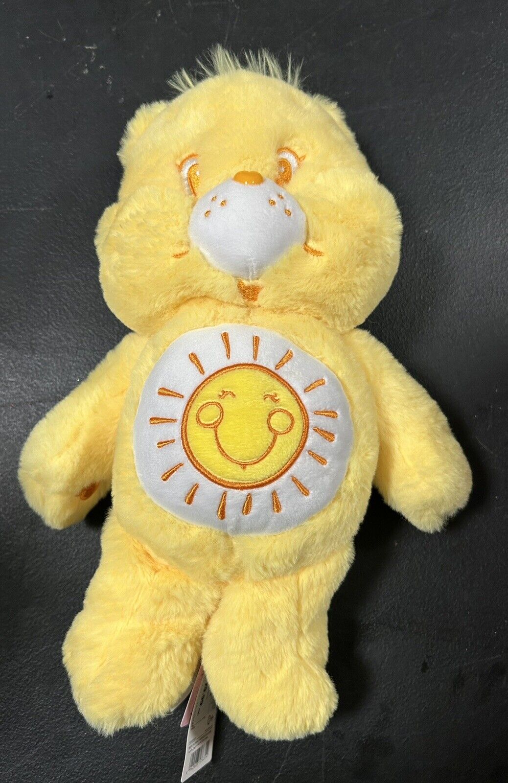 Miniso Care Bears 12" Plush Funshine Yellow Sunshine New Rare From Hong Kong