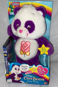 Play Along 2005 Care Bears 12” Plush Polite Panda with DVD in Box  DOES NOT TALK