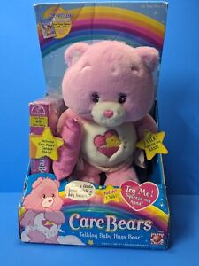 Care Bear Talking Baby Hugs Bear With VHS 2004 NIB