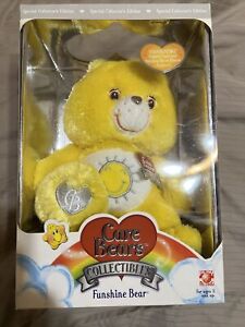 Care Bears Collectors Edition Funshine Bear Swarovski Crystal And Sterling...