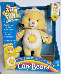 Vintage Fit 'N Fun Care Bear Funshine Bear Exercise 2004 In Original Box Sings